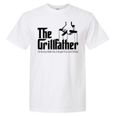 The Grillfather Burger You Can't Refuse Garment-Dyed Heavyweight T-Shirt