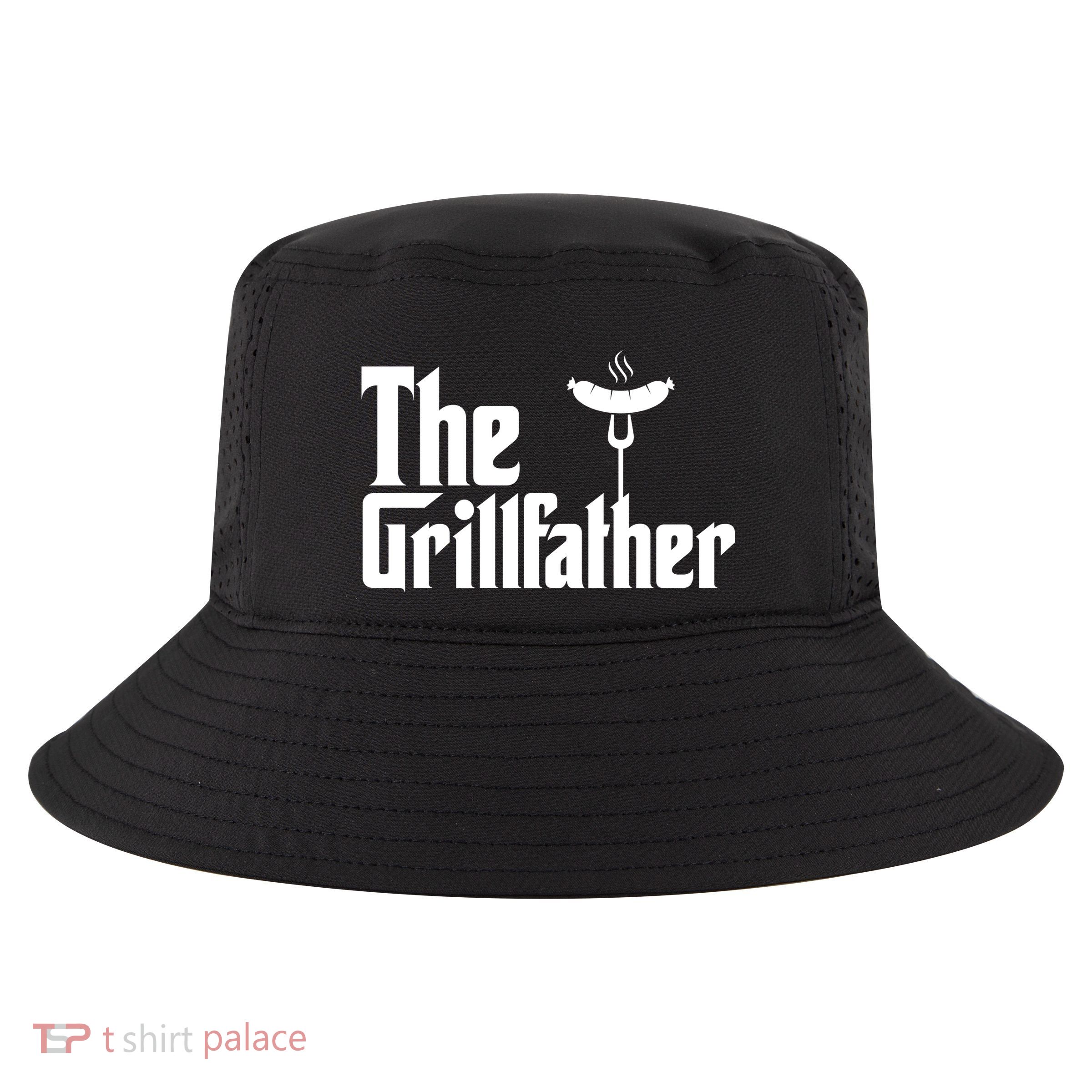 The Grillfather Father's Day Grill Cool Comfort Performance Bucket Hat