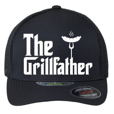 The Grillfather Father's Day Grill Flexfit Unipanel Trucker Cap