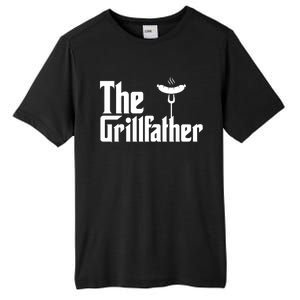 The Grillfather Father's Day Grill Tall Fusion ChromaSoft Performance T-Shirt