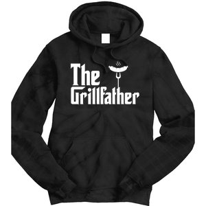 The Grillfather Father's Day Grill Tie Dye Hoodie