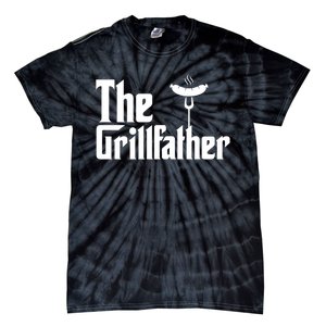 The Grillfather Father's Day Grill Tie-Dye T-Shirt