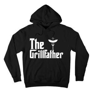 The Grillfather Father's Day Grill Tall Hoodie