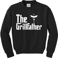 The Grillfather Father's Day Grill Kids Sweatshirt