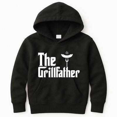 The Grillfather Father's Day Grill Kids Hoodie