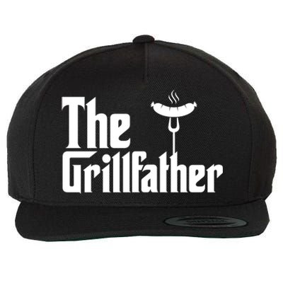 The Grillfather Father's Day Grill Wool Snapback Cap