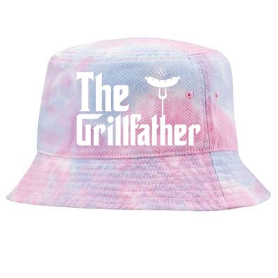 The Grillfather Father's Day Grill Tie-Dyed Bucket Hat