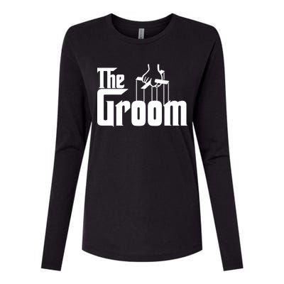 The Groom Womens Cotton Relaxed Long Sleeve T-Shirt