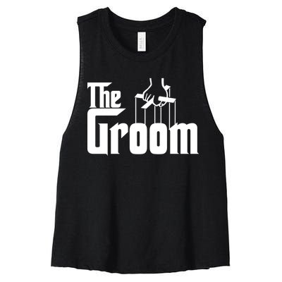 The Groom Women's Racerback Cropped Tank