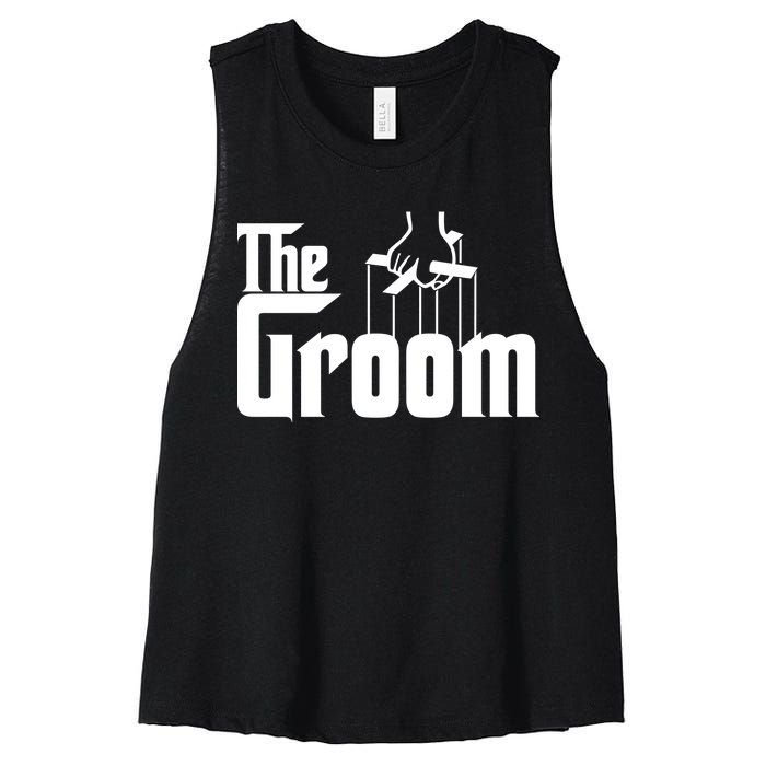 The Groom Women's Racerback Cropped Tank