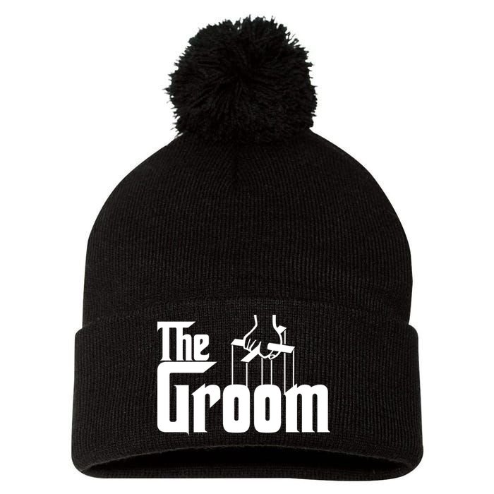 The Groom Pom Pom 12in Knit Beanie