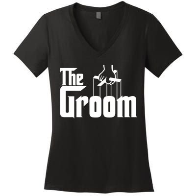 The Groom Women's V-Neck T-Shirt