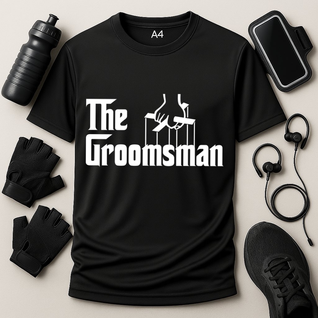 The Groomsman  Cooling Performance Crew T-Shirt