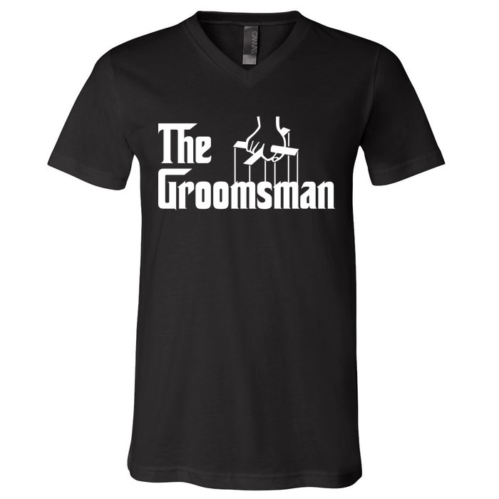 The Groomsman  V-Neck T-Shirt