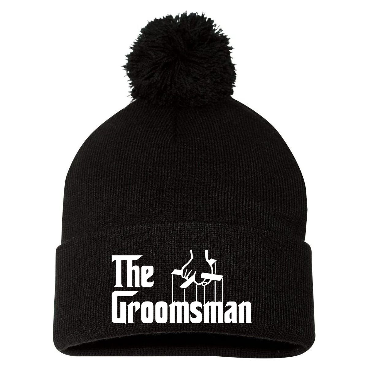 The Groomsman  Pom Pom 12in Knit Beanie