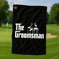 The Groomsman  Golf Towel