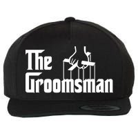 The Groomsman  Wool Snapback Cap