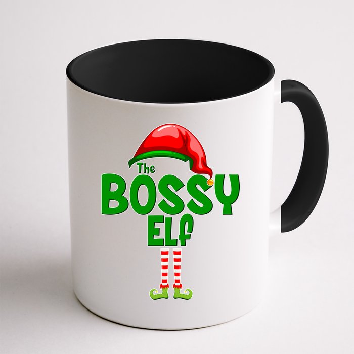 The Grumpy Elf Matching Christmas Mug