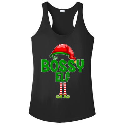 The Grumpy Elf Matching Christmas Ladies PosiCharge Competitor Racerback Tank