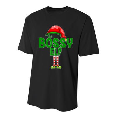 The Grumpy Elf Matching Christmas Youth Performance Sprint T-Shirt