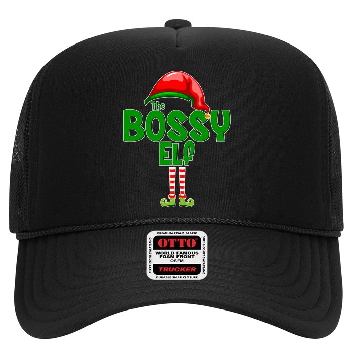 The Grumpy Elf Matching Christmas Trucker Hat