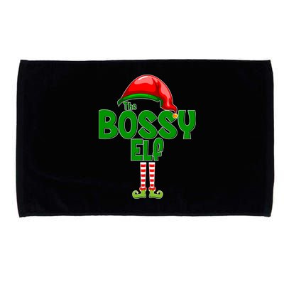 The Grumpy Elf Matching Christmas Microfiber Hand Towel