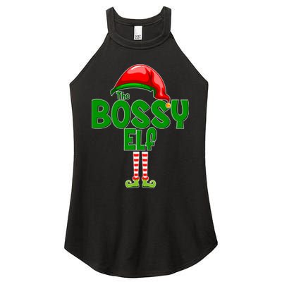 The Grumpy Elf Matching Christmas Women's Perfect Tri Rocker Tank