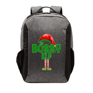 The Grumpy Elf Matching Christmas Vector Backpack