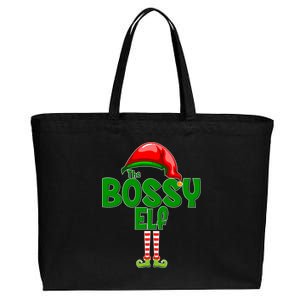 The Grumpy Elf Matching Christmas Cotton Canvas Jumbo Tote