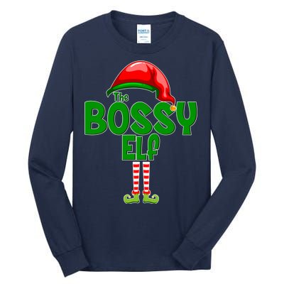 The Grumpy Elf Matching Christmas Tall Long Sleeve T-Shirt