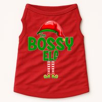 The Grumpy Elf Matching Christmas Doggie Tank