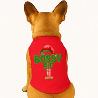 The Grumpy Elf Matching Christmas Doggie Tank