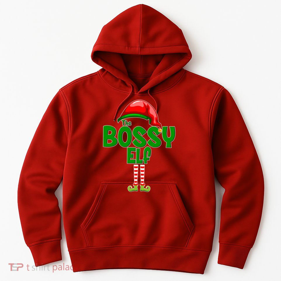 The Grumpy Elf Matching Christmas Hoodie