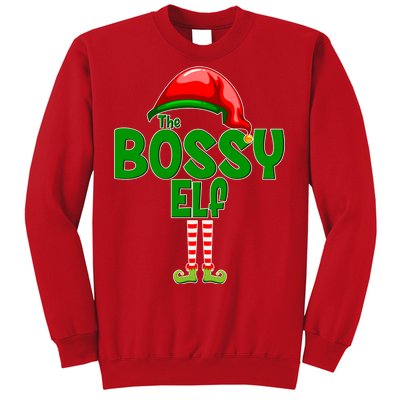 The Grumpy Elf Matching Christmas Sweatshirt