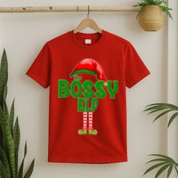 The Grumpy Elf Matching Christmas T-Shirt