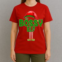 The Grumpy Elf Matching Christmas T-Shirt