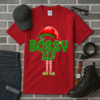 The Grumpy Elf Matching Christmas Tall T-Shirt