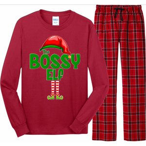 The Grumpy Elf Matching Christmas Long Sleeve Pajama Set