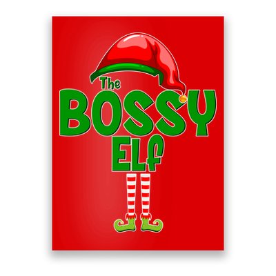 The Grumpy Elf Matching Christmas Poster