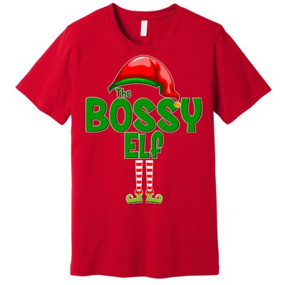 The Grumpy Elf Matching Christmas Premium T-Shirt