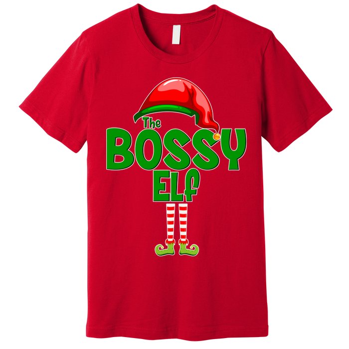 The Grumpy Elf Matching Christmas Premium T-Shirt