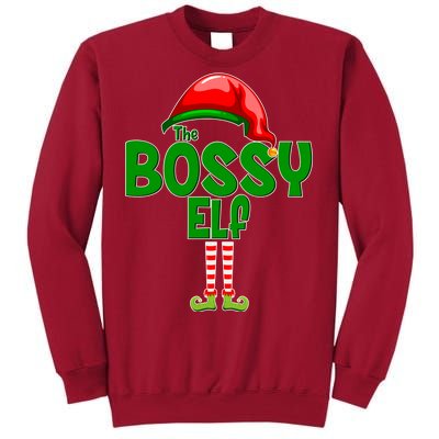 The Grumpy Elf Matching Christmas Tall Sweatshirt