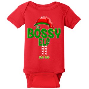 The Grumpy Elf Matching Christmas Baby Bodysuit