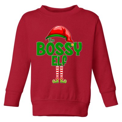 The Grumpy Elf Matching Christmas Toddler Sweatshirt
