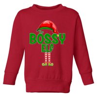 The Grumpy Elf Matching Christmas Toddler Sweatshirt