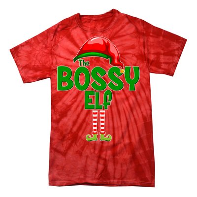 The Grumpy Elf Matching Christmas Tie-Dye T-Shirt