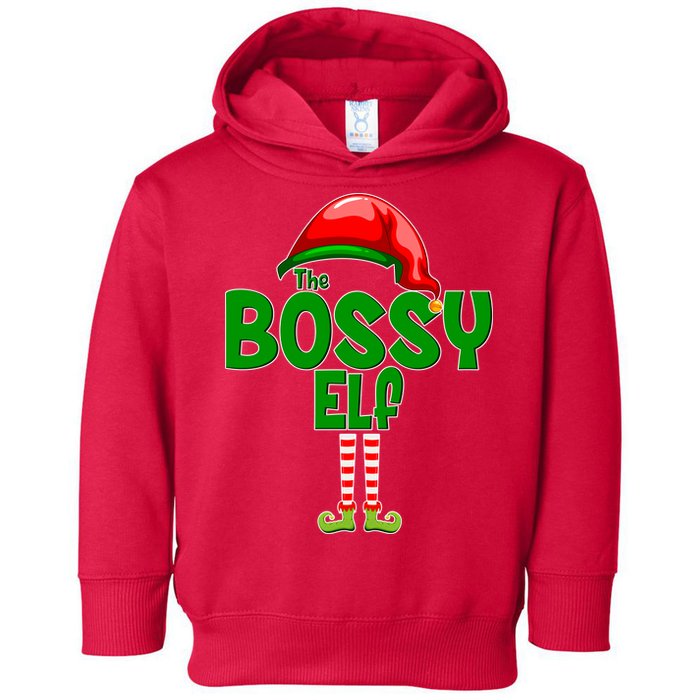 The Grumpy Elf Matching Christmas Toddler Hoodie