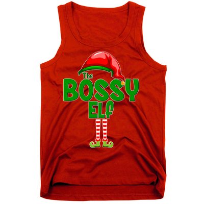 The Grumpy Elf Matching Christmas Tank Top