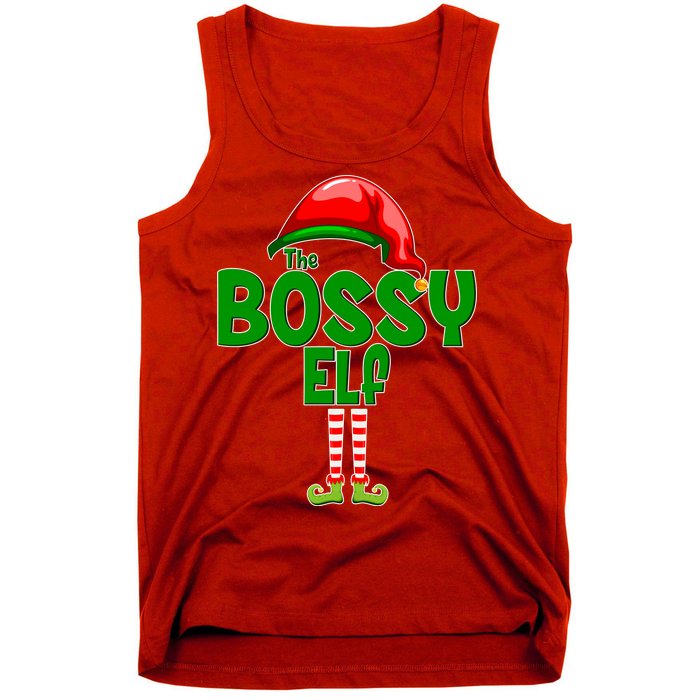 The Grumpy Elf Matching Christmas Tank Top