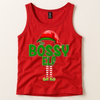 The Grumpy Elf Matching Christmas Tank Top
